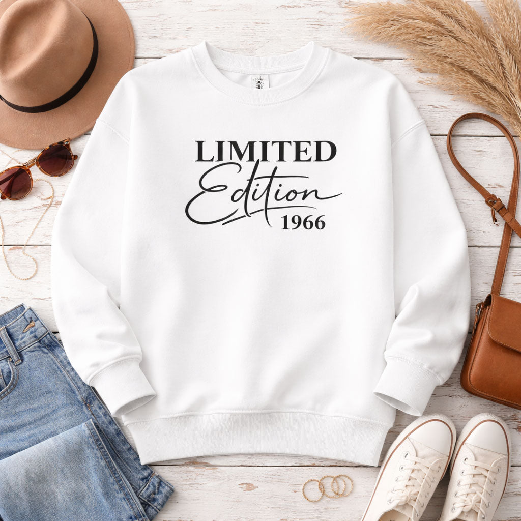 Custom Birth Year Sweatshirt, Limited Edition Birthday Shirt, Personalised Mothers Birthday Gift, 30th 40th 50th Birthday Jumper