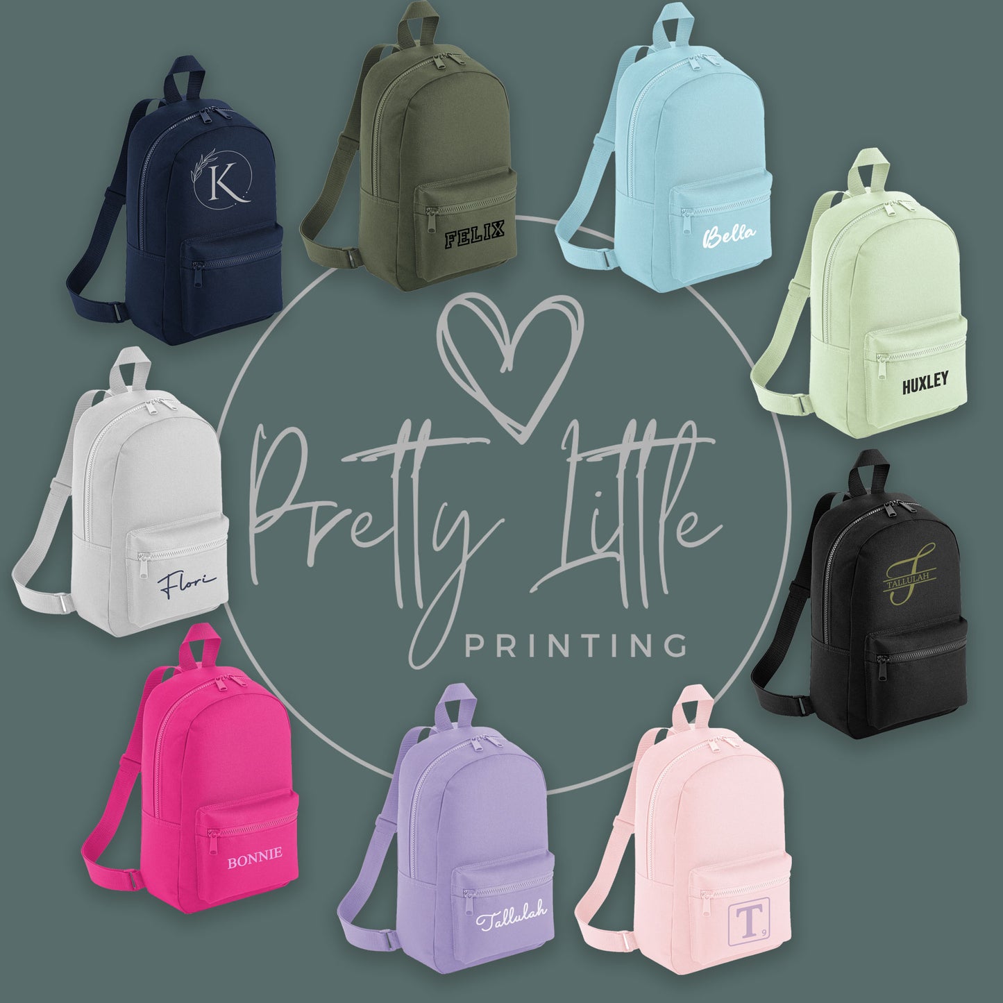 Personalised Mini Essential Fashion Backpack