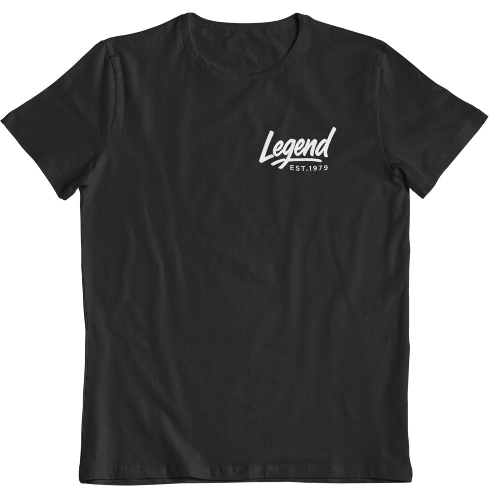 Legend Personalised T-Shirt Black