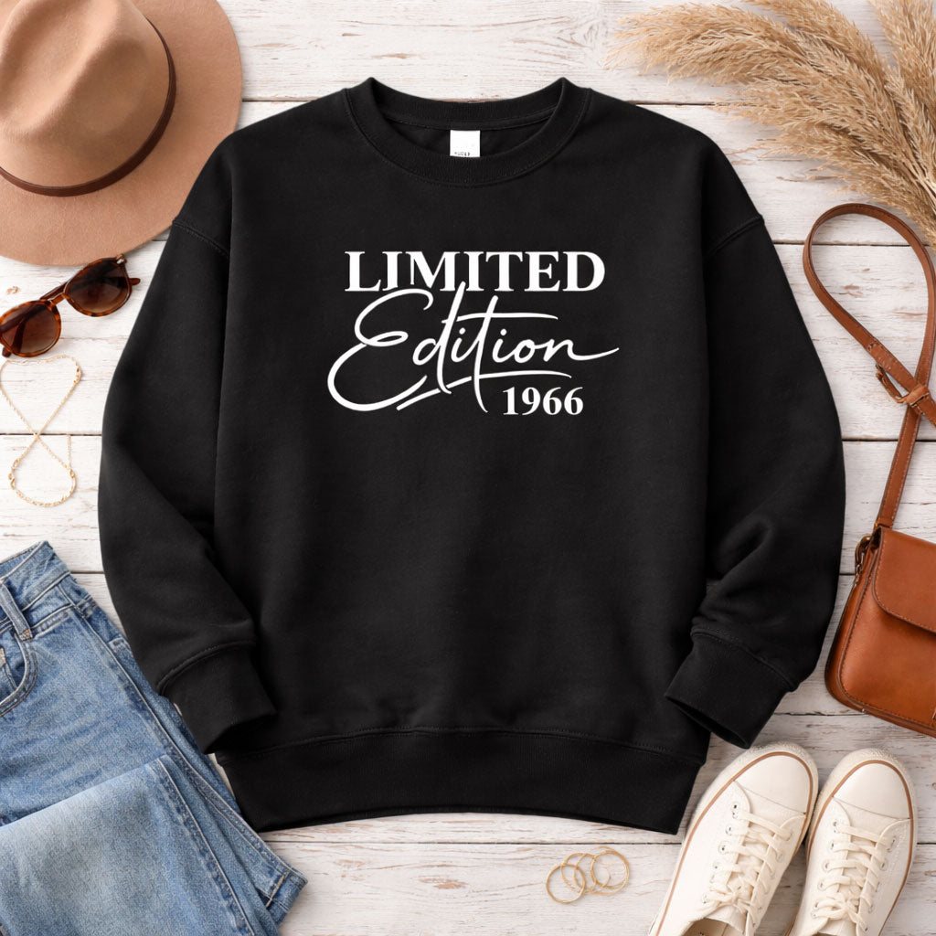 Custom Birth Year Sweatshirt, Limited Edition Birthday Shirt, Personalised Mothers Birthday Gift, 30th 40th 50th Birthday Jumper
