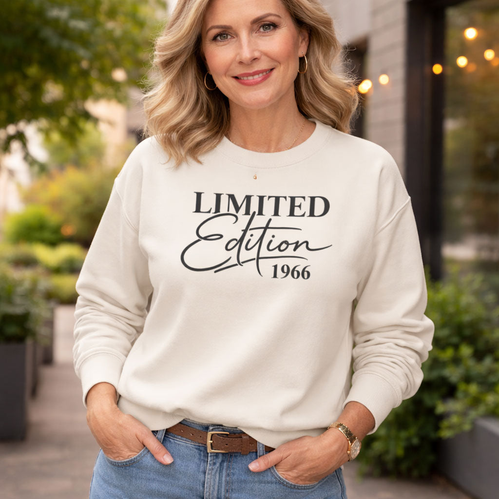 Custom Birth Year Sweatshirt, Limited Edition Birthday Shirt, Personalised Mothers Birthday Gift, 30th 40th 50th Birthday Jumper