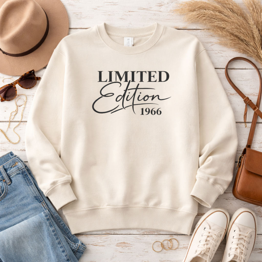Custom Birth Year Sweatshirt, Limited Edition Birthday Shirt, Personalised Mothers Birthday Gift, 30th 40th 50th Birthday Jumper