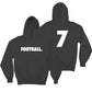 Football Hoodie Kids Personalised Number