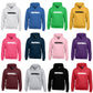 Football Hoodie Kids Personalised Number