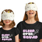 Sleepover Squad ZZZZ Kids Party Personalised T-Shirts