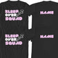 Sleepover Squad ZZZZ Kids Party Personalised T-Shirts