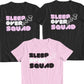 Sleepover Squad ZZZZ Kids Party Personalised T-Shirts