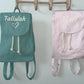 Kids Personalised Organic Cotton Rucksack