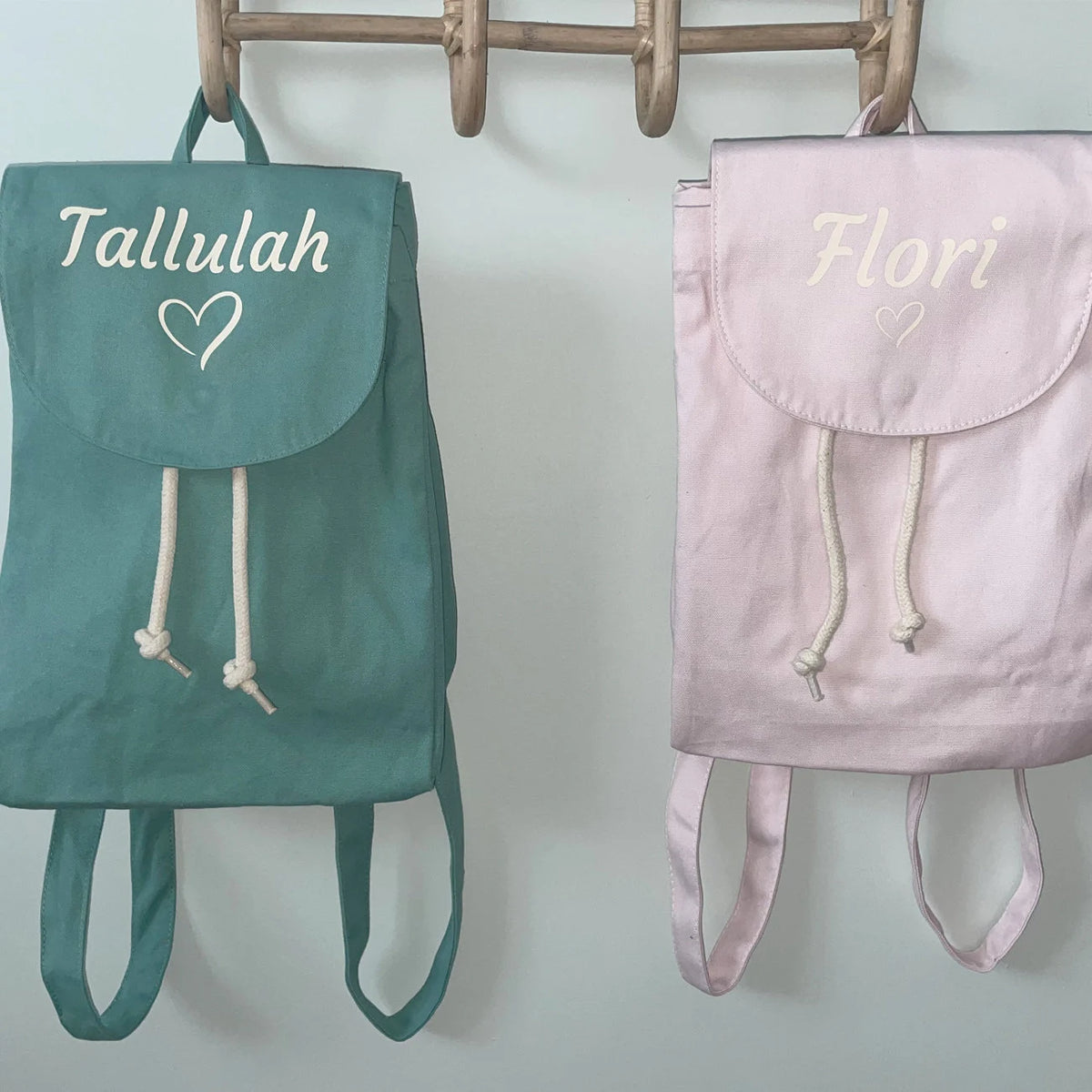 Lil Rass Rucksack Kids Personalised Organic Cotton Rucksack – Prettylittleprinting