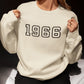 Personalised Year Sweatshirt, Custom Birth Year Jumper, 18th 21st 30th 40th Gift, Any Year Hoodie