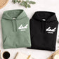 Personalised Dad Year Sweater, Hoodie with Names on Sleeve