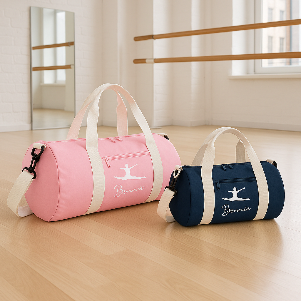 Personalised Dancing Barrel Bag - 2 Size Opitions - Mini / Large