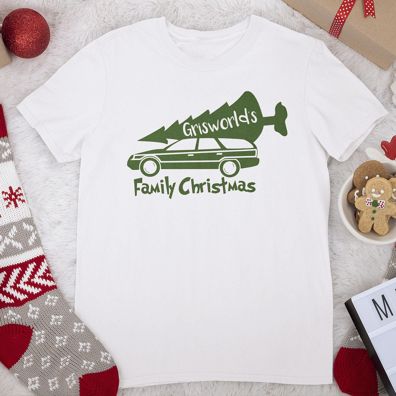 Personalised "Grisworld's" Family Christmas T-Shirt