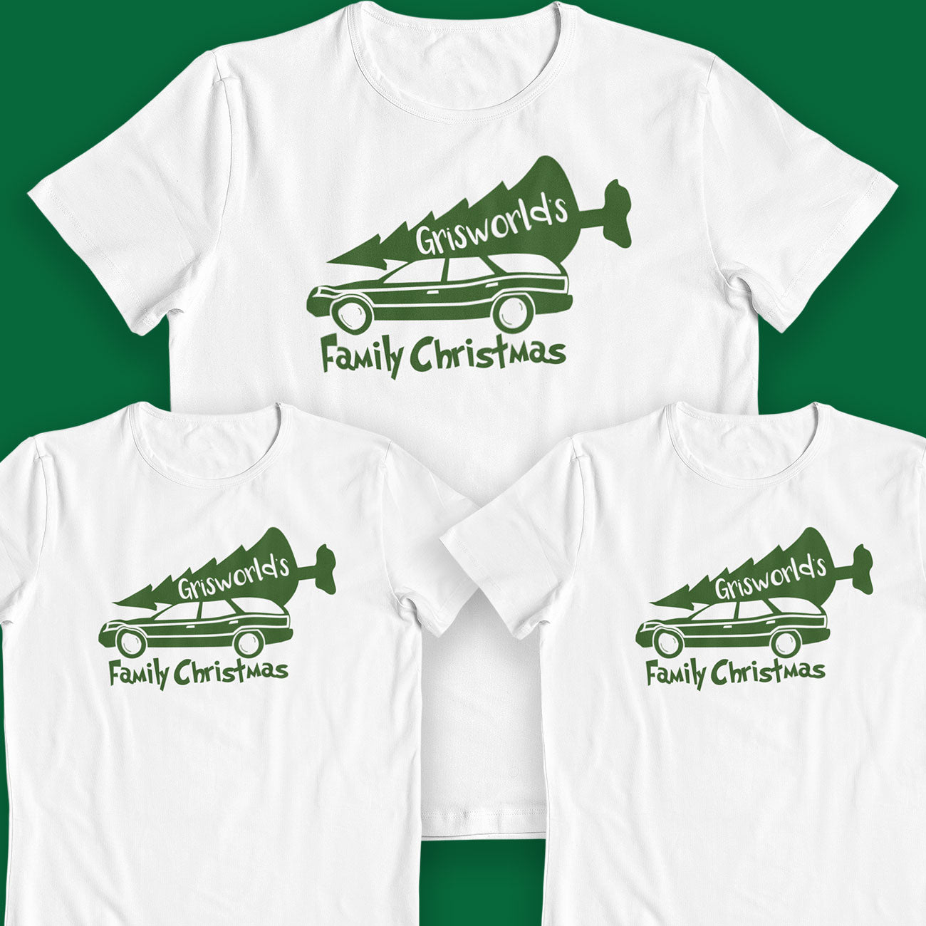 Personalised "Grisworld's" Family Christmas T-Shirt