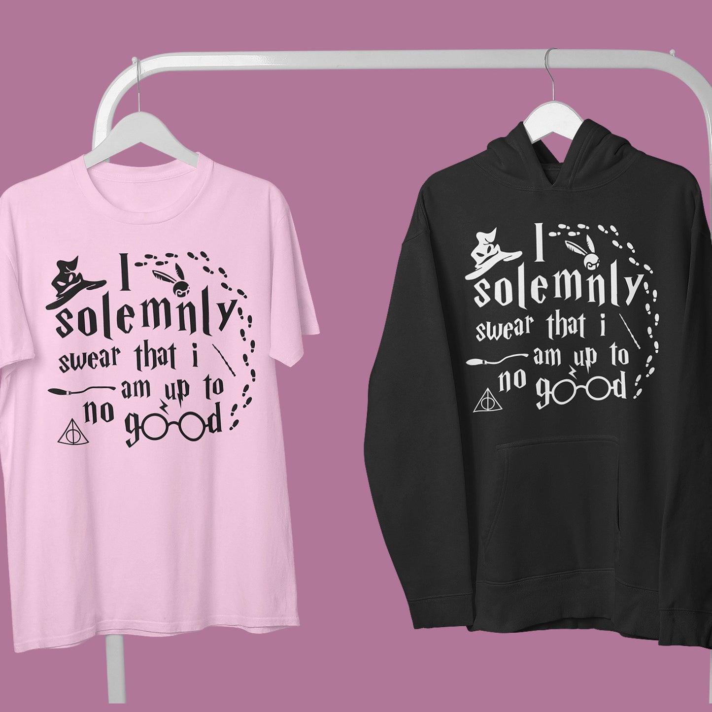 Magical "I Solemnly Swear That I Am Up To No Good" Party Sleepover T-Shirt