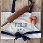 Personalised Kids Apron with Free Gift Bag - Ideal Gift for Mini Chef & Bakers