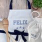 Personalised Kids Apron with Free Gift Bag - Ideal Gift for Mini Chef & Bakers