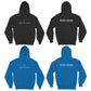 Rugby Post Heartbeat Hoodie Personalised Back Name, Kids - Adult Sizes