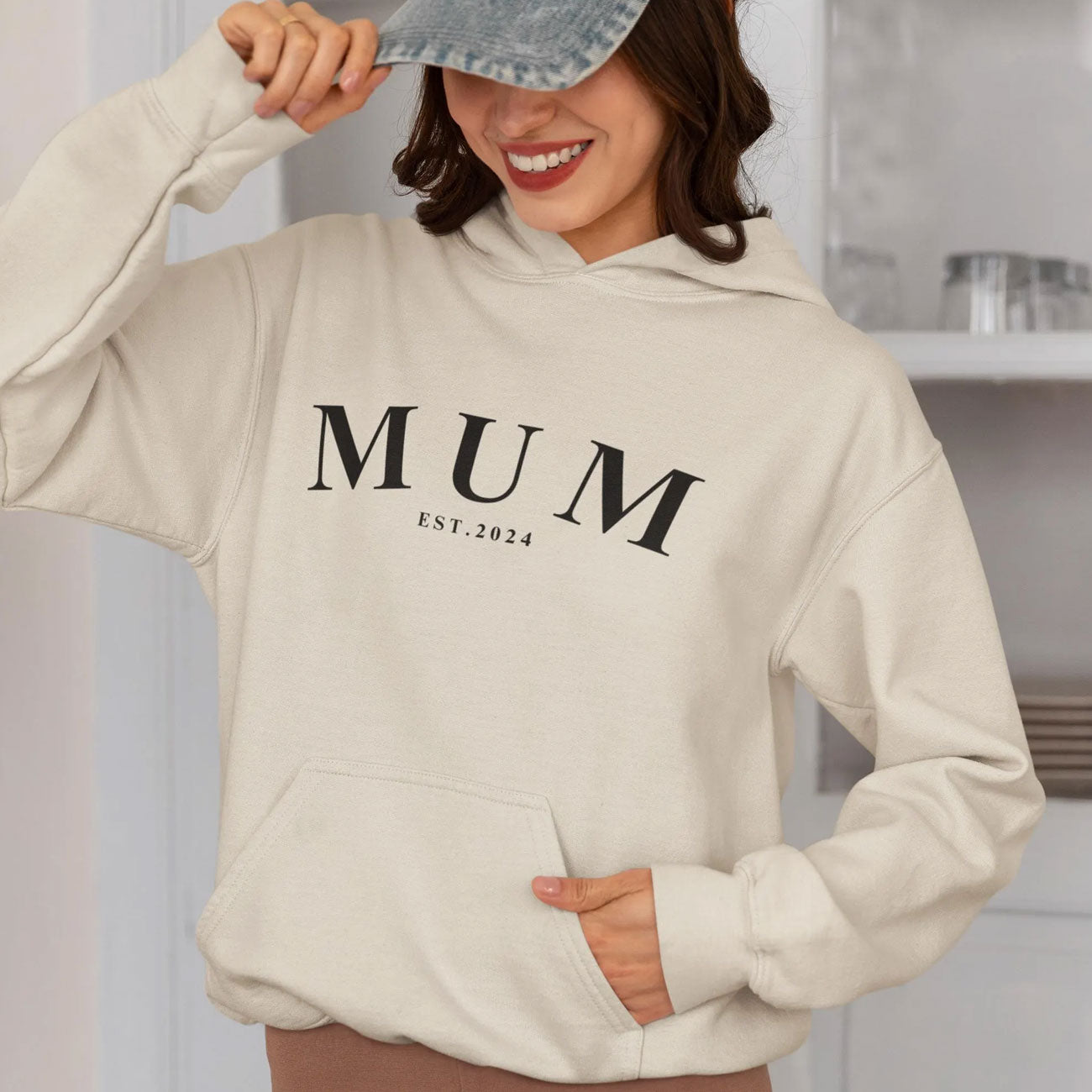 Personalised Mum Sweater - Custom Mother's Day Hoodie Gift for Mom