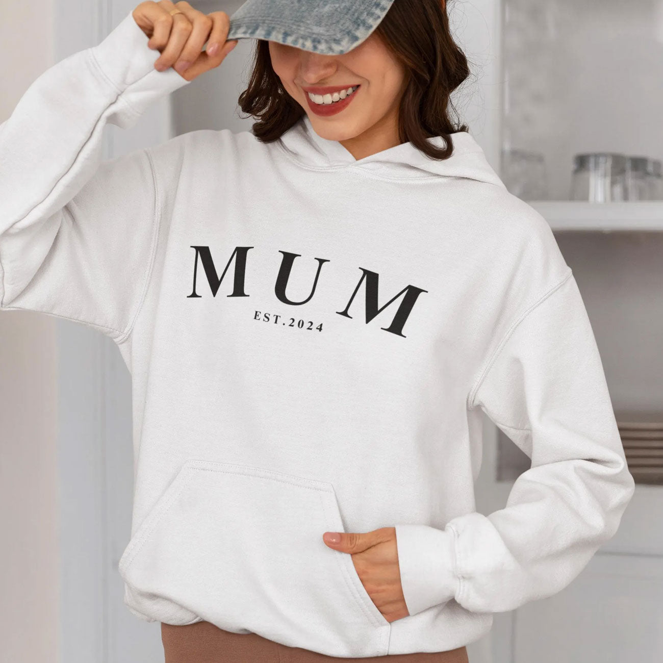 Personalised Mum Sweater - Custom Mother's Day Hoodie Gift for Mom