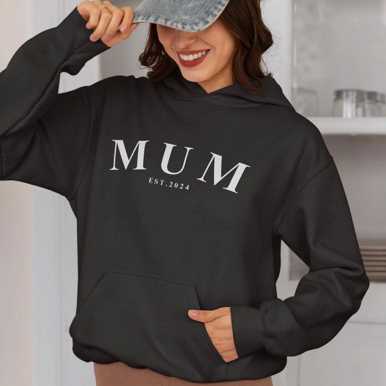 Personalised Mum Sweater - Custom Mother's Day Hoodie Gift for Mom