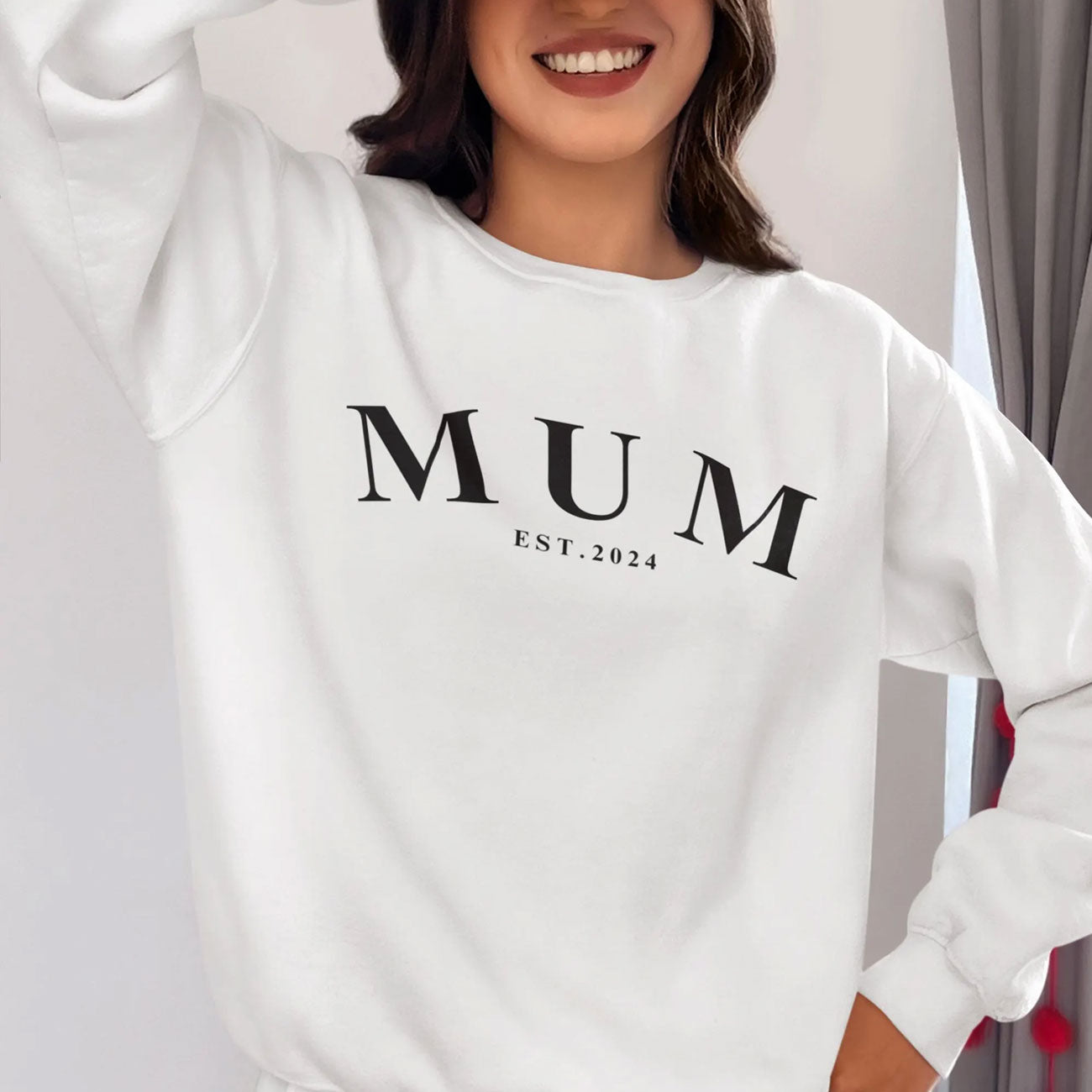 Personalised Mum Sweater - Custom Mother's Day Hoodie Gift for Mom