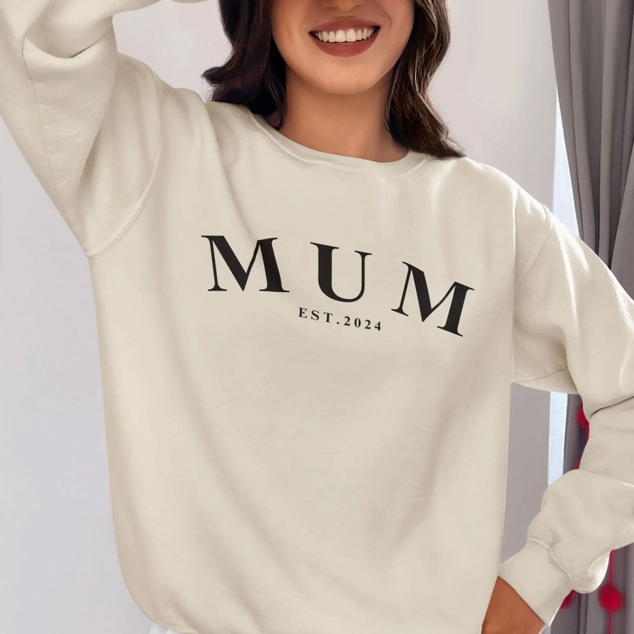 Personalised Mum Sweater - Custom Mother's Day Hoodie Gift for Mom