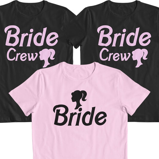 Barbie Style Bride Crew T-Shirts