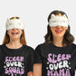 Sleepover Squad Kids & Mama Bubble T-Shirt & Personalised Back Print