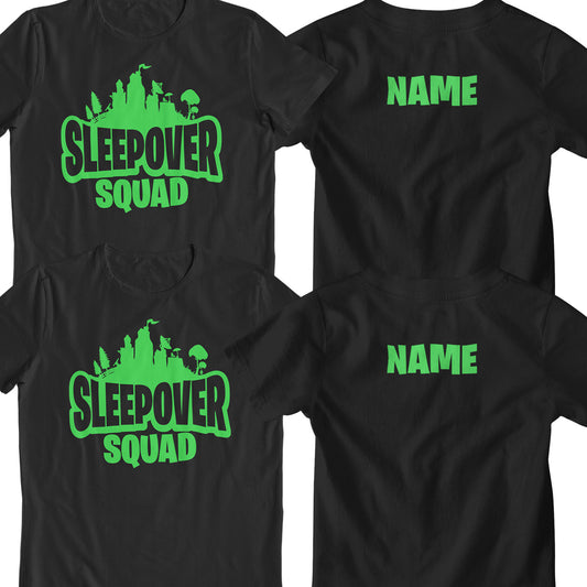 Sleepover Squad Gaming Fortnite Party T-Shirt